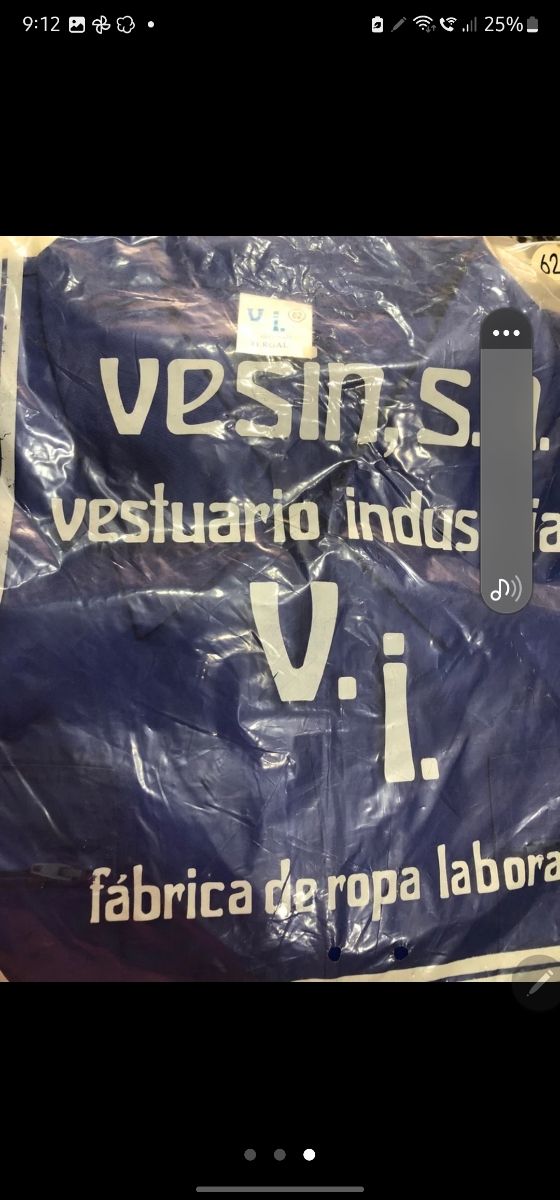 Chaqueta de trabajo azul