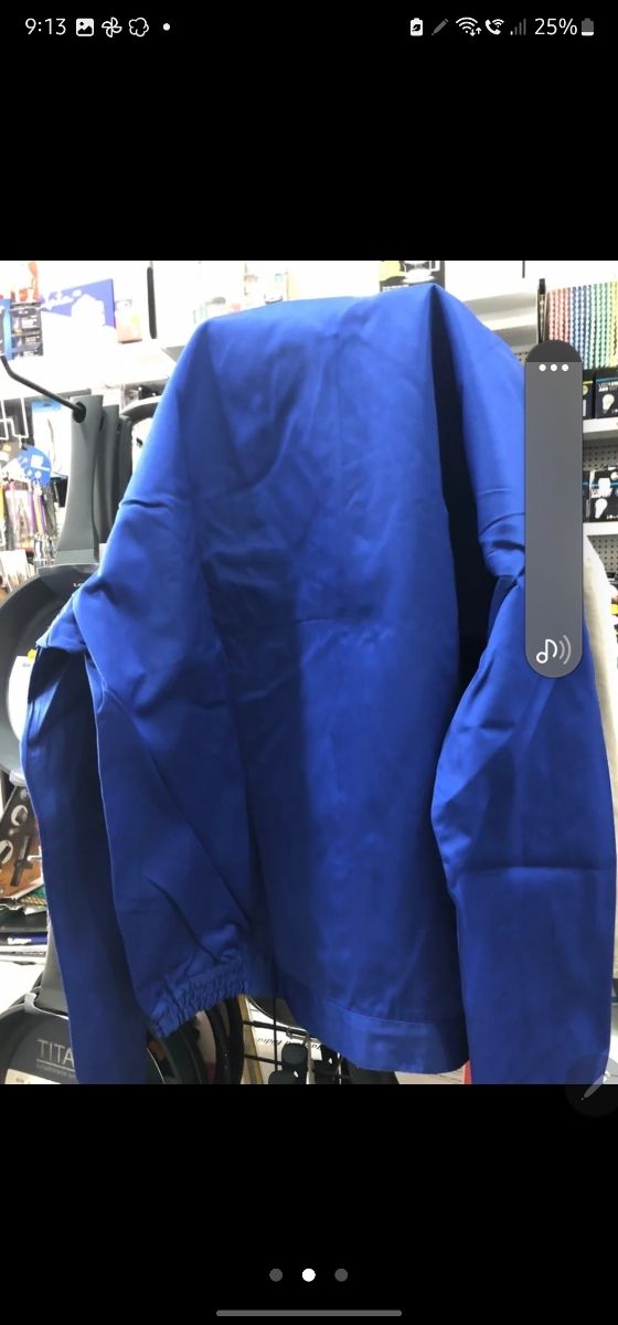 Chaqueta de trabajo azul