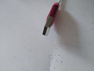 Cable cargador móvil USB led