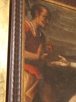 Cuadro antiguo óleo lienzo