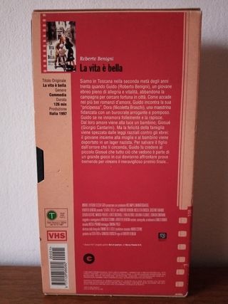 La Vita è Bella Film Videocassetta VHS