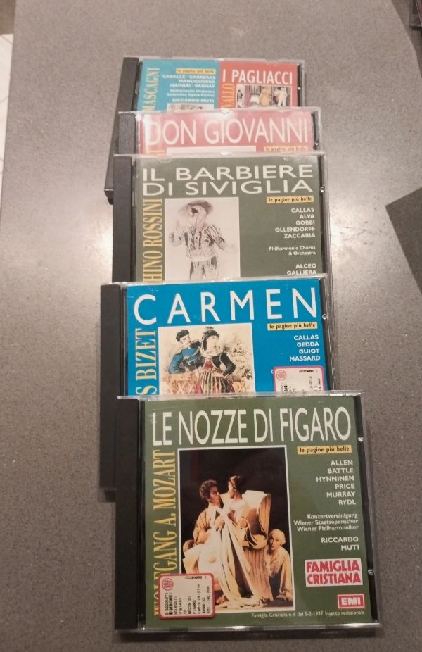 5 CD musica classica. vendibili anche singolarment
