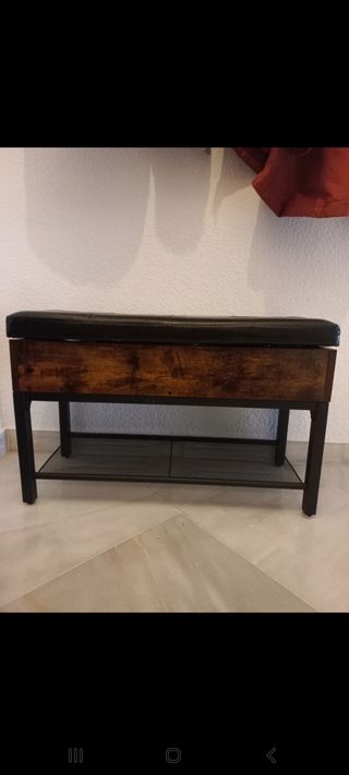 Banco Zapatero baul vasagle de recibidor/ dormitor