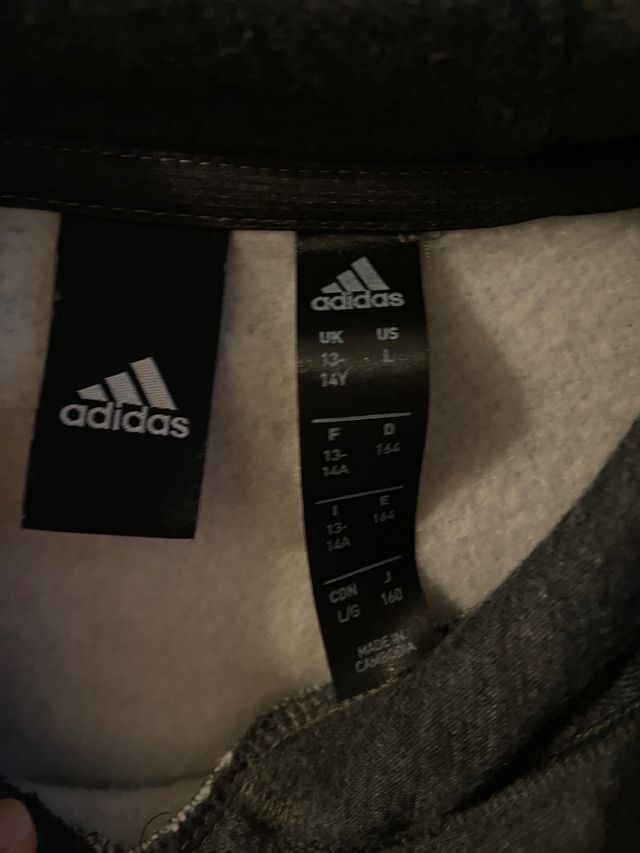 Sudadera Negro/Gris ADIDAS