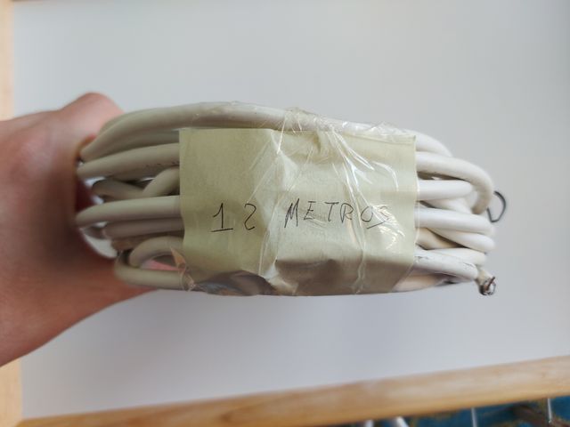 Cable coaxial. Antena TV. 12 Metros