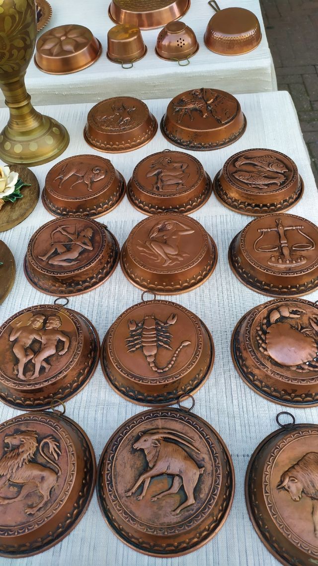 Segni zodiacali in rame