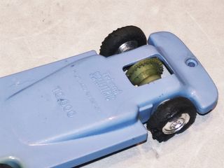 Scalextric Exin chasis Seat 600 azul