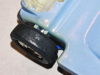 Scalextric Exin chasis Seat 600 azul