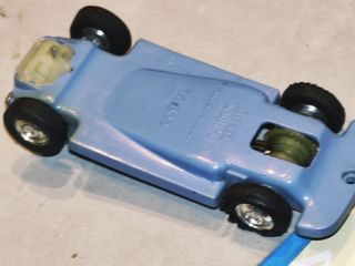 Scalextric Exin chasis Seat 600 azul