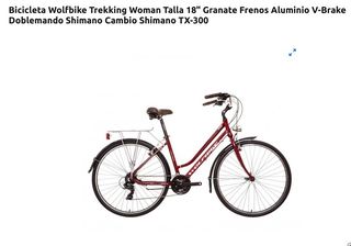 Bicicleta Wolfbike híbrida mujer