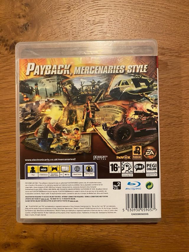 Mercenaries 2 per PS3