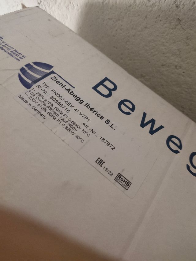 Moto-ventiladores de 630mm de pala