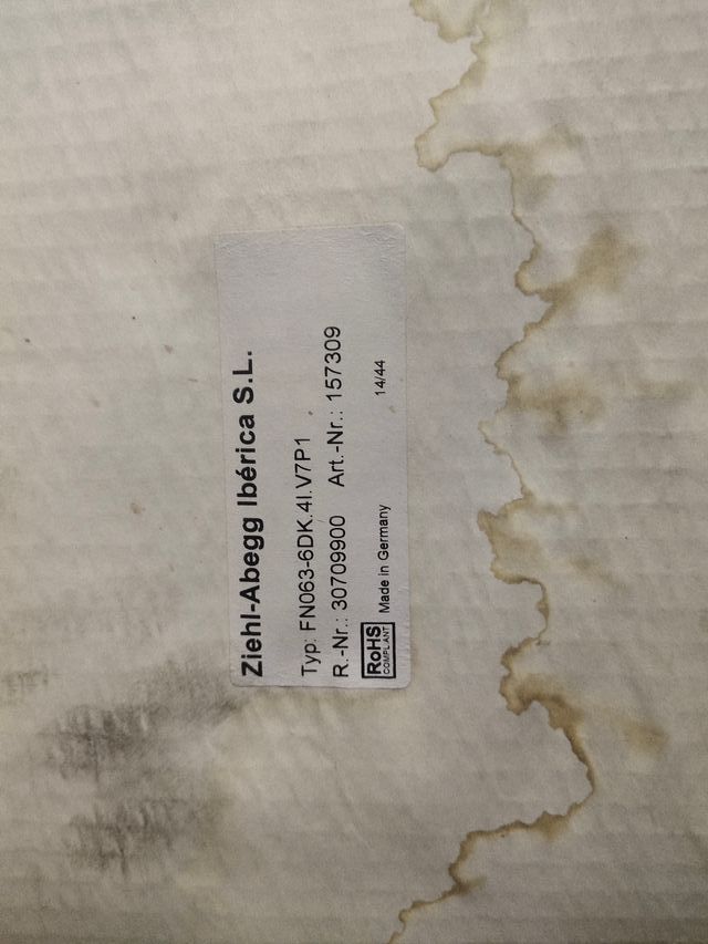 Moto-ventiladores de 630mm de pala