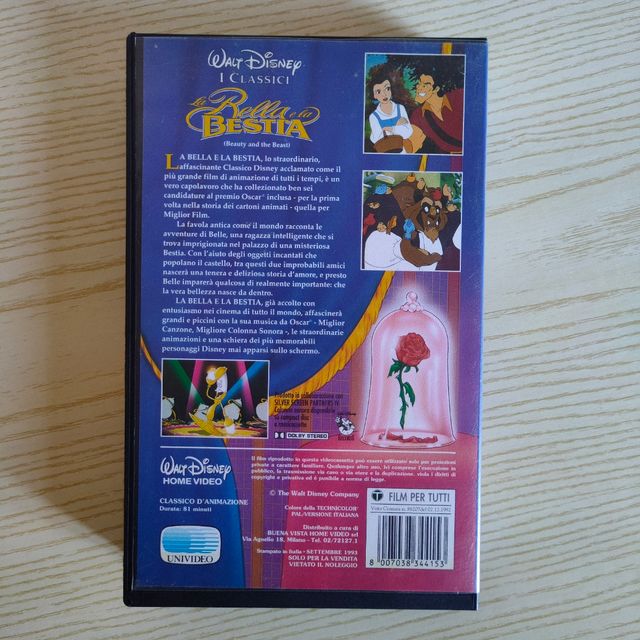 VHS La bella e la bestia