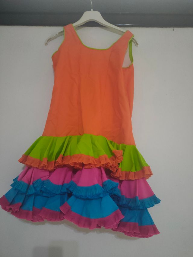Traje de Flamenca niña T. 10 años