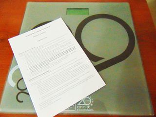 Bilancia Eurospin 20° Anniversario non funzionante