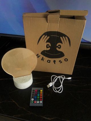 lampada pallone bimbo multicolore nuova