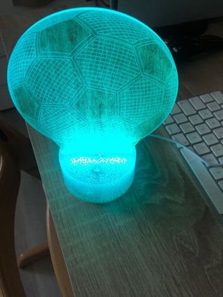 lampada pallone bimbo multicolore nuova