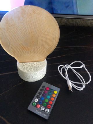 lampada pallone bimbo multicolore nuova