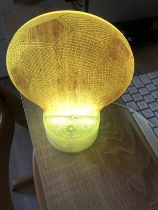 lampada pallone bimbo multicolore nuova