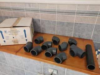 Lote 11 piezas tubo tuberías nuevas 5 cm interior