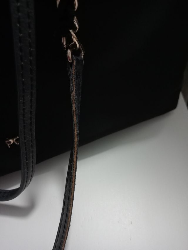 Bolso Purificación García negro Reversible.