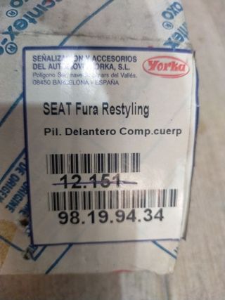 Piloto derecho Seat fura 