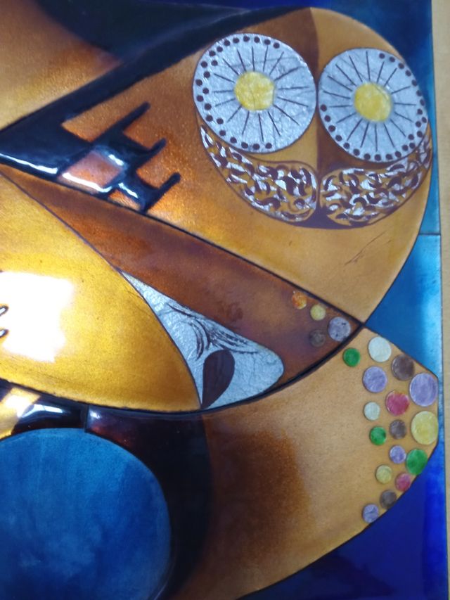 Cuadro cubista Negroni . Esmalte