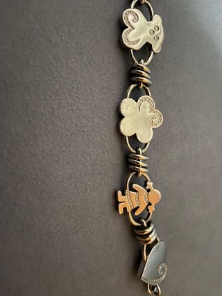 Pulsera Tous diamantes y acero 18.5cm