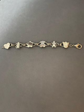 Pulsera Tous diamantes y acero 18.5cm