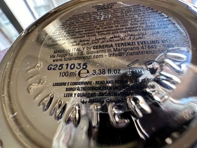 Perfume Tiziana Terenzi Sirrah(extracto 100 ml)