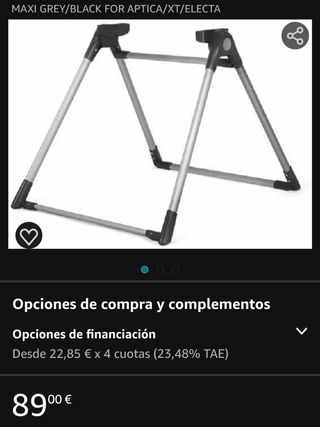 Patas inglesina para capazo y sillita