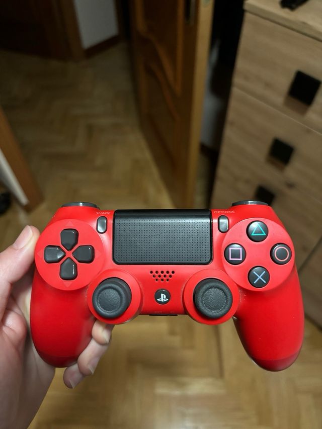 mando ps4 rojo