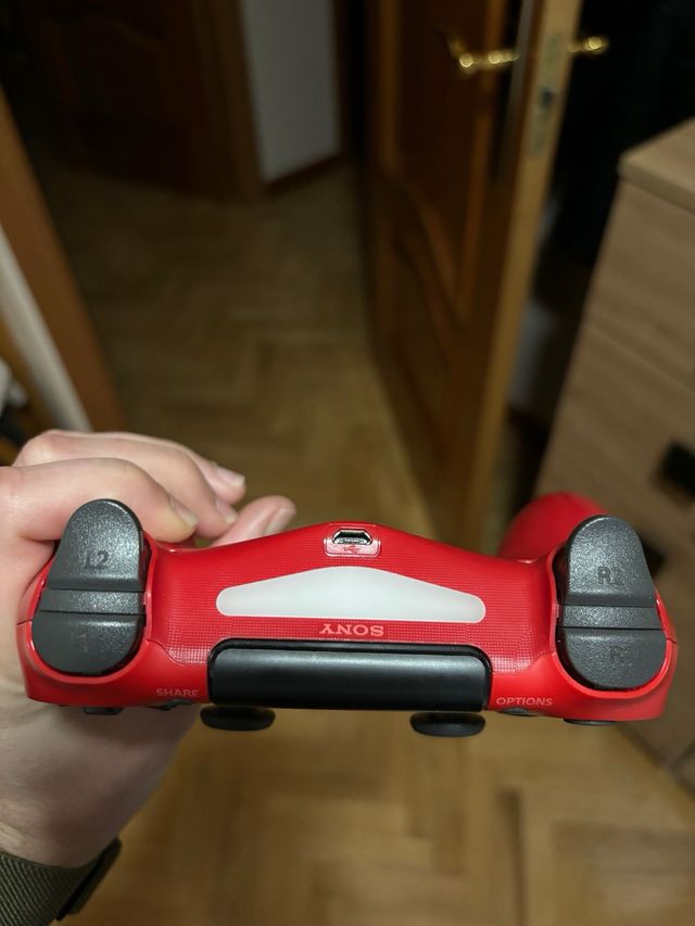 mando ps4 rojo