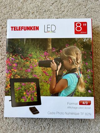 Marco digital Telefunken negro