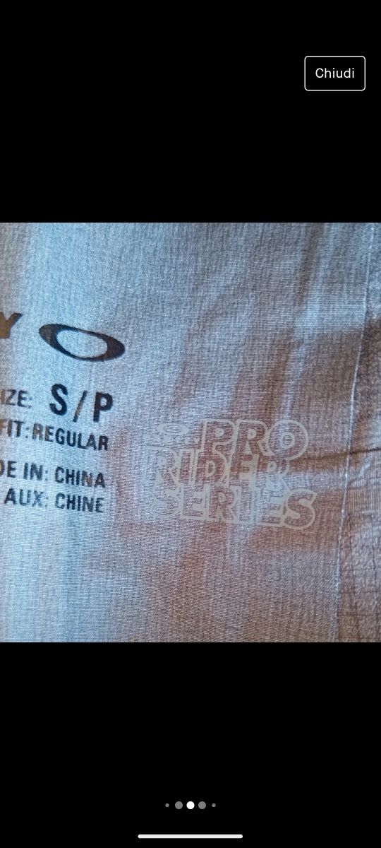 Completo freeride Oakley pro rider tg S