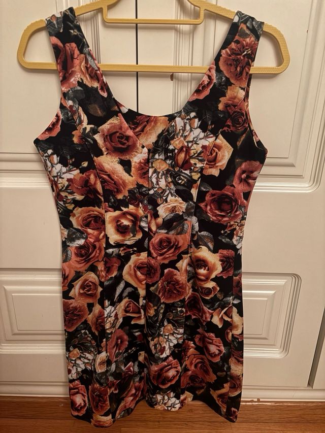 Vestido ajustado estampado floral