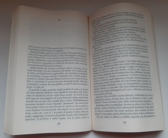 Libro thriller "Calliphora"