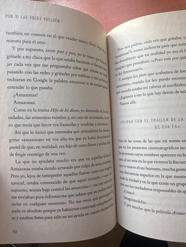 libro por si las voces vuelven