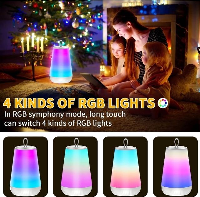 Lampada RGB Comodino Lampada da comodino LED 13