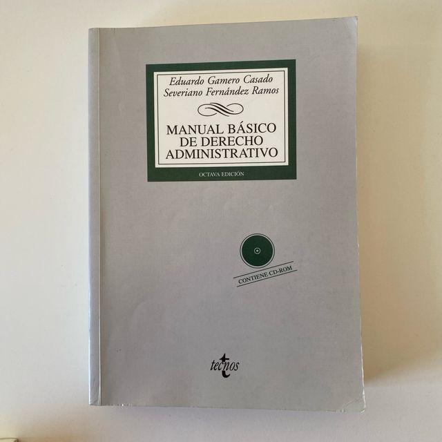 MANUAL BÁSICO DE DERECHO ADMINISTRATIVO