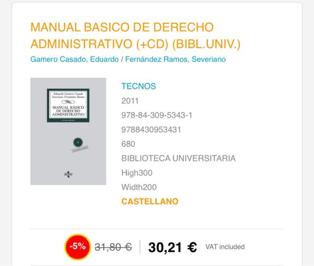 MANUAL BÁSICO DE DERECHO ADMINISTRATIVO