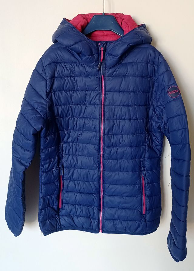 Piumino HAKY PAKY blu e rosa