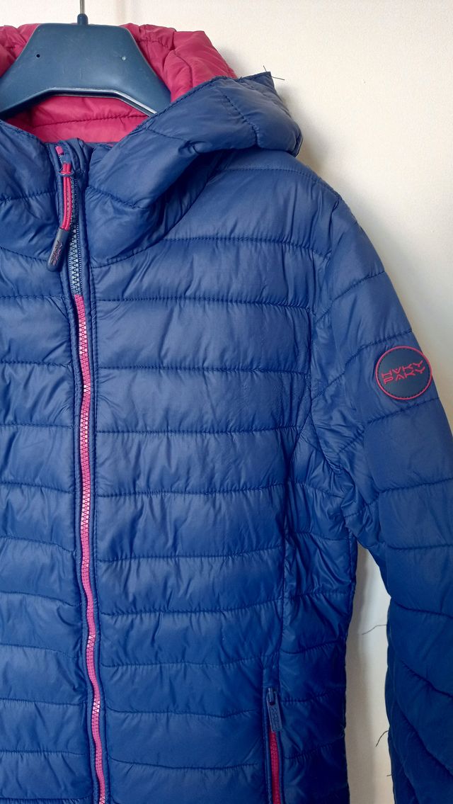 Piumino HAKY PAKY blu e rosa