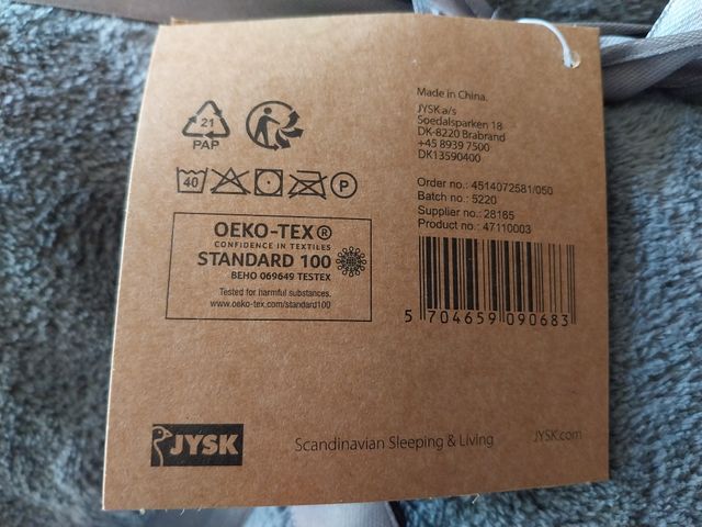 Plaid colore grigio 130 x 160 cm