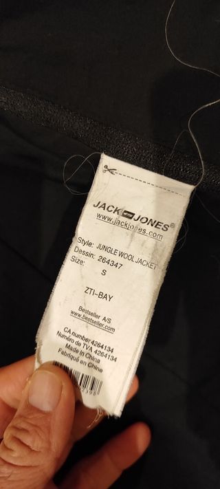 Chaqueta Vintage, Jack anda Jones talla S