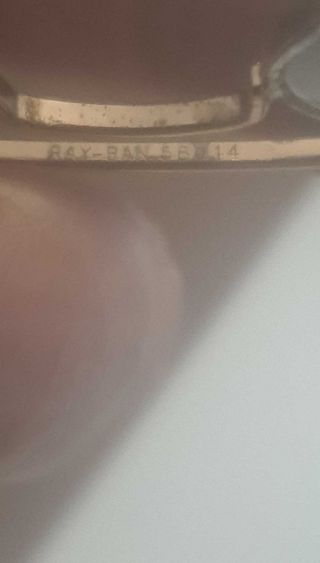 antiguas gafas  ray ban 56 & 14