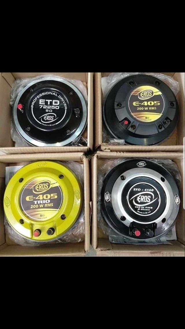 Eros 4160 e405 trio motores driver medios woofer