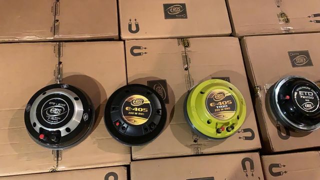 Eros 4160 e405 trio motores driver medios woofer
