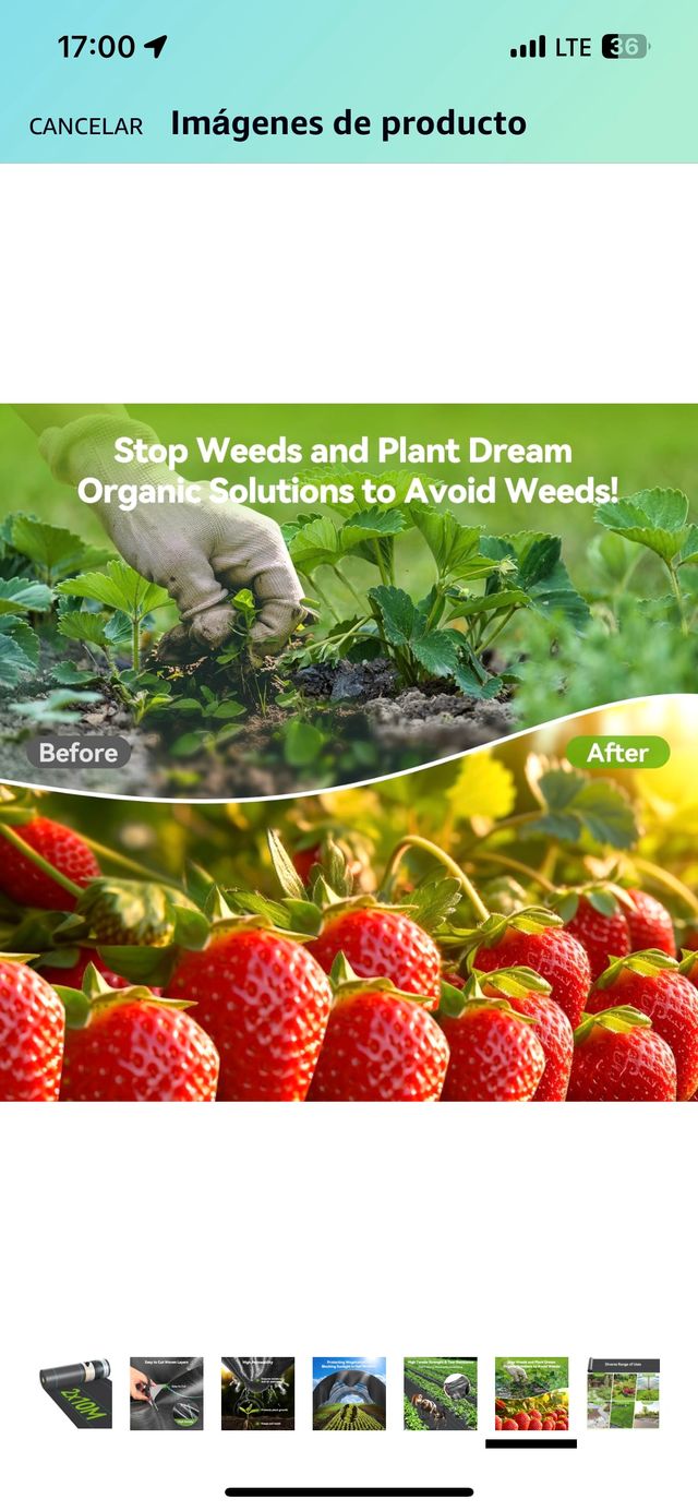 Tela resistente para control